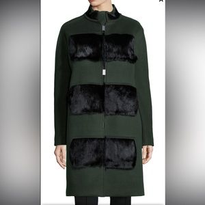 Elie Tahari
Hillary Coat with Fur Panels